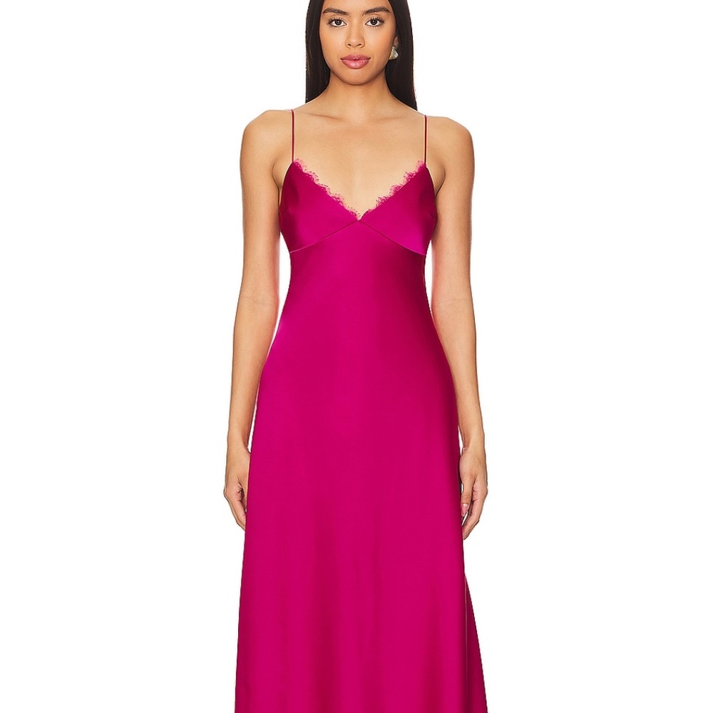 Katie May Jessica Dress in Pink Peacock
